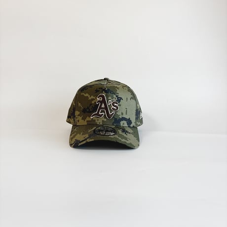 USA買付  NEW ERA OAKLAND ATHLETICS DIGITAL CAMO 9FORTY A-FRAME CAP  　 NE-12