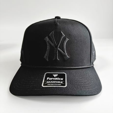 USA買付  Fanatics New York Yankees ALL BLACK Snapback CAP 　 US-03