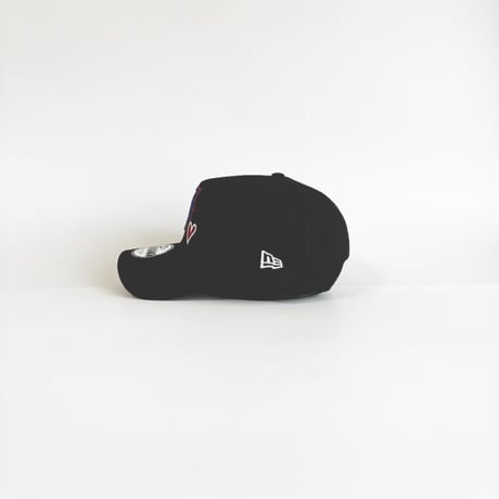 USA買付 NEW ERA 9FORTY A-Frame Los Angeles Dodgers Heart Rhinestone Black Cap　 NE-34