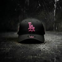 USA買付 Los Angeles Dodgers 9FORTY A-Frame Cap Black with 2025 World Series Champions Patch 　 NE-28
