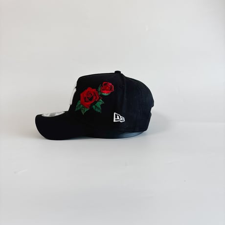 USA買付  NEW ERA LOS ANGELES DODGERS RED ROSE CUSTOM 9FORTY A-FRAME CAP  　 NE-18