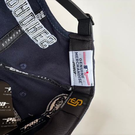 USA買付 PRO STANDARD San Diego Padres Studded Strapback Navy / Black Cap　US-02