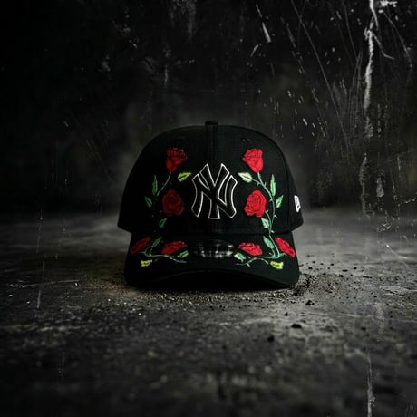 USA買付  New York Roses Snapback Cap – Black Edition 　 NE-25
