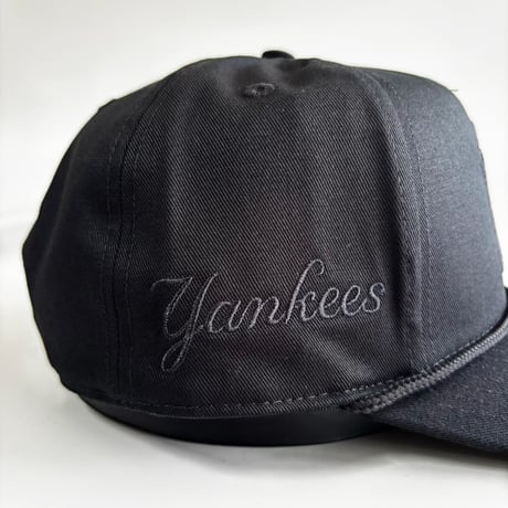 USA買付  Fanatics New York Yankees ALL BLACK Snapback CAP 　 US-03
