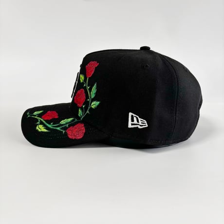 USA買付　NEW ERA Los Angeles Dodgers Rose Embroidery 9FORTY A-Frame Adjustable Cap　 NE-49
