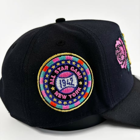 USA買付  NEW ERA 9FORTY "Rose" Yankees Cooperstown Cap NAVY  NE-23