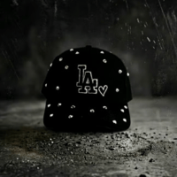 USA買付 NEW ERA 9FORTY A-Frame Los Angeles Dodgers Heart Rhinestone Black Cap　 NE-34