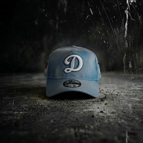 USA買付 NEW ERA 9FORTY A-Frame Los Angeles Dodgers Love Patch Light Blue Cap　　 NE-36