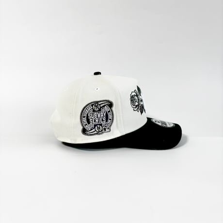 USA買付   NEW ERA 9FORTY "Rose" Yankees Cooperstown Cap — Chrome White 　 NE-24