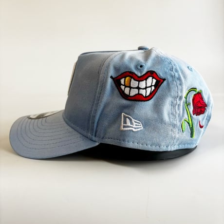 USA買付 NEW ERA 9FORTY A-Frame Los Angeles Dodgers Love Patch Light Blue Cap　　 NE-36