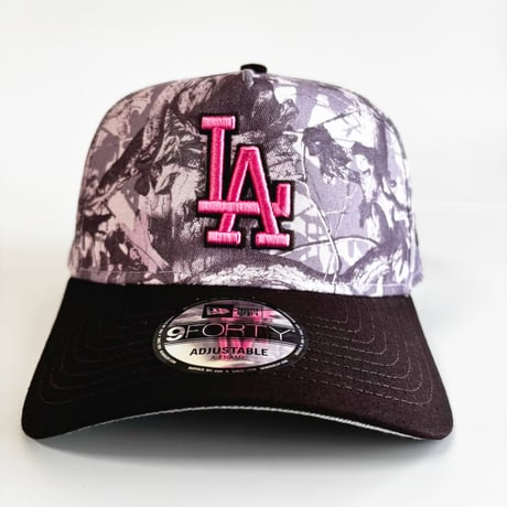 USA買付 Los Angeles Dodgers Realtree Camo Brown Visor 9FORTY A-Frame Adjustable Cap　 NE-31