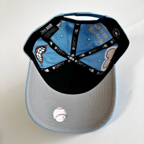 USA買付 NEW ERA 9FORTY A-Frame Los Angeles Dodgers Love Patch Light Blue Cap　　 NE-36