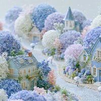 雨ふりの紫陽花通り西-Hydrangea Lane W4【For Desktop】