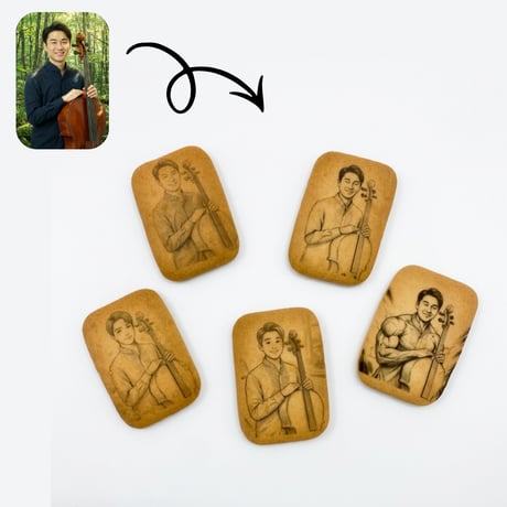 似顔絵クッキー