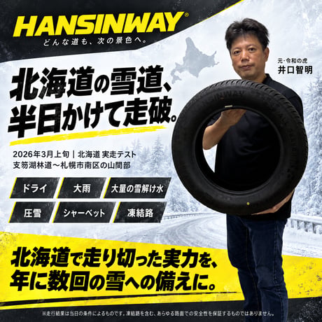 【予約販売】175/65R15 HANSiNWAY オールシーズンタイヤ4本　※通販の虎 限定販売