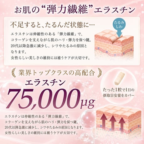【VOLUMAX ボルマックス】エターナリフト サプリメント 30粒 30日分