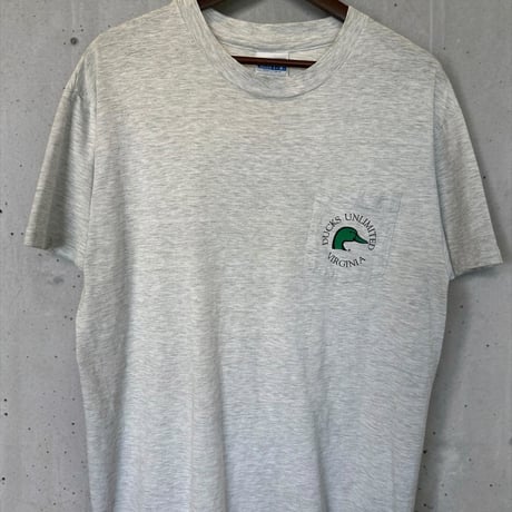 90s Ducks Unlimited ポケT USA製 Lサイズ