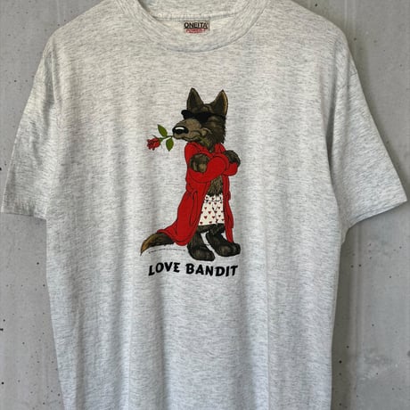 90s ONEITA POWER-T LOVE BANDIT Tシャツ USA製 Lサイズ