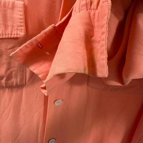 50s Artvogue California レーヨンギャバジン シャツ 15-15half