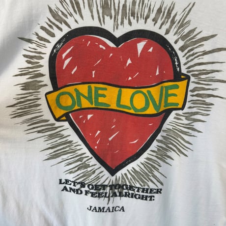 90s ONE LOVE グラフィックTシャツ XXLサイズ