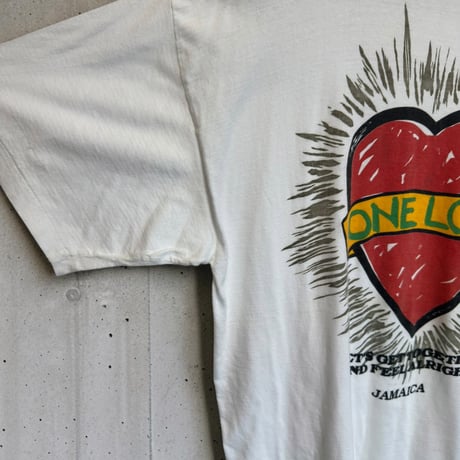 90s ONE LOVE グラフィックTシャツ XXLサイズ