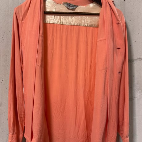 50s Artvogue California レーヨンギャバジン シャツ 15-15half