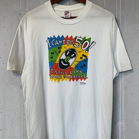 90s USA製 JERZEES プリントT  Lサイズ