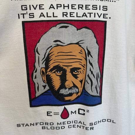 Stanford Medical School Blood Center アインシュタイン Tシャツ Lサイズ