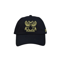 PASSION BIRDS COTTON 6 PANEL CAP BLACK