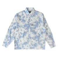 ALWAYS TIE DYE BUSINESS SHIRT BLUE