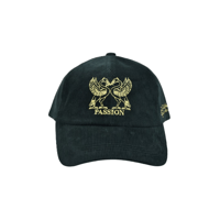 PASSION BIRDS CORD 6 PANEL CAP GREEN