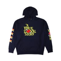 NANCY A TRUE LOVE STORY HOODIE NAVY