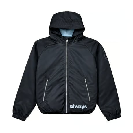 ALWAYS BRADA NYLON JACKET BLACK