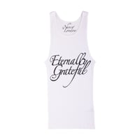 NANCY ETERNALLY GREATFUL RIBBED TANK