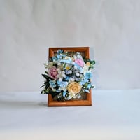 アーティフィシャルフラワー｜フレームアレンジ ブルースカイ