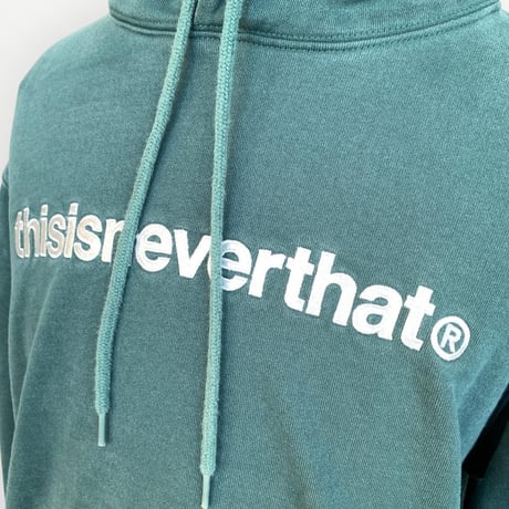 thisisneverthat✨️パーカー XL Y2K 刺繍ロゴ フーディ