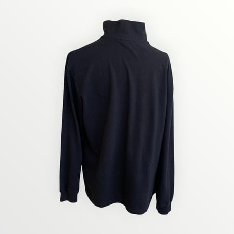 ラルフローレン✨️XXL 長袖ポロシャツ 黒 ボタンレス