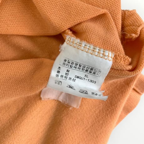 ラルフローレン✨ポニー刺繍 ポロシャツ XL 鹿の子 サーモンピンク 90s
