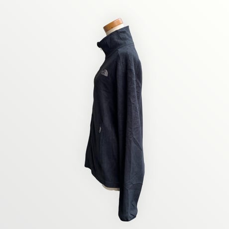 ノースフェイス✨️フリースジャケット 黒 軽量 薄手 登山 フルジップ