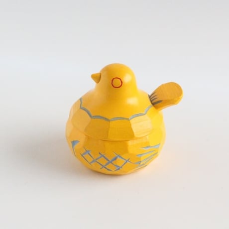 上田の農民美術 鳩 香合