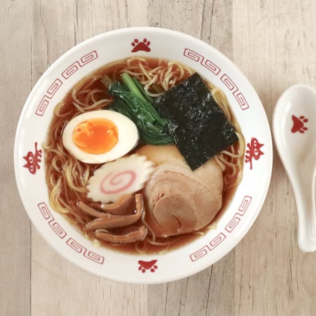 赤巻雷門 6.3切立ニャーメン丼 (レンゲ付）