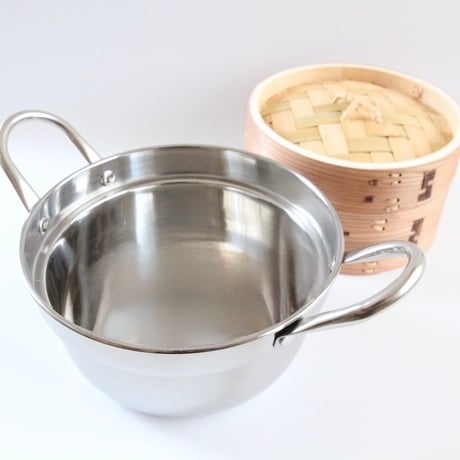 ミニせいろセット（杉せいろ15cm 蓋1個 身2個 お鍋のセット）