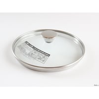 ハムエッグパン用ガラス蓋15cm用　中尾アルミ