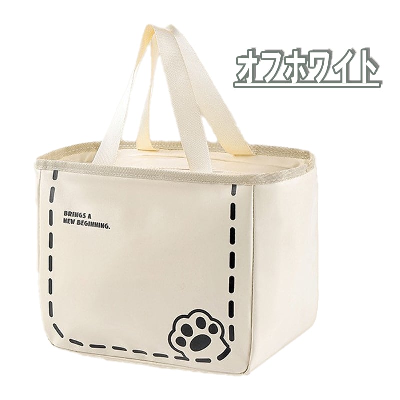 ランチバッグ 猫グッズ 雑貨 猫柄 かわいい ファスナー付き レジャー