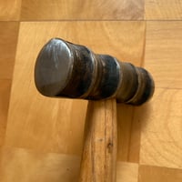 【プロ仕様】鍛冶屋のハンドメイド鉄筋丸棒ハンマー / 職人手打ち 一体型 鋼鉄玄能・金槌（RUSTIC）
