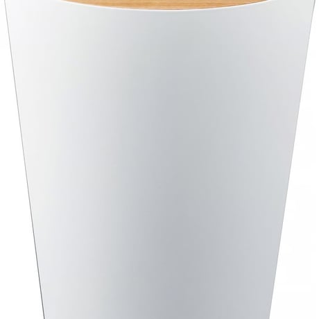 山崎実業(Yamazaki) トラッシュカン リン 丸型 ナチュラル