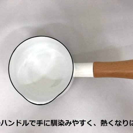 富士ホーロー Fuji Horo ミルクパン レッド 12cm Solid SD-12M R