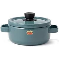 富士ホーロー Fuji Horo キャセロール スモークブルー 20cm Solid SD-20W SB