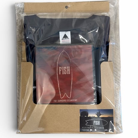 FISH ANNIVERSARY BOX TEE L SIZE