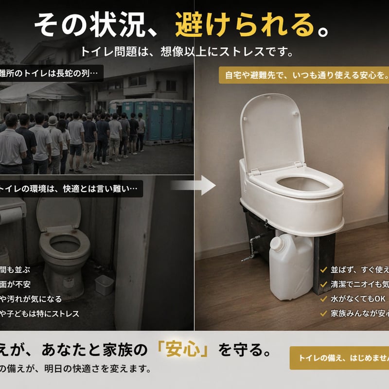オープンセール！【断水・停電でも使える】水不要◎非常用防災
